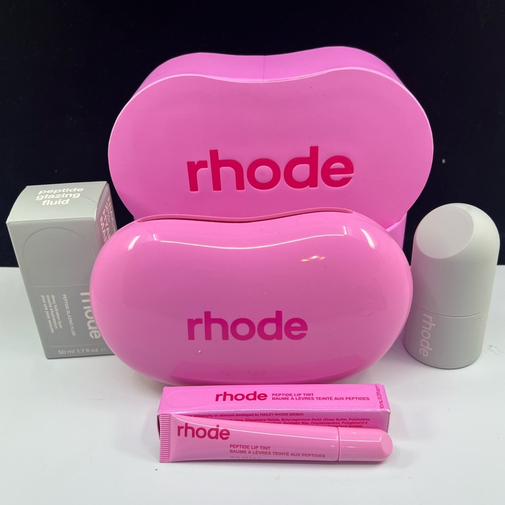 Rhode Skin Jelly Bean Peptide Lip Tint X1 NIB PLUS JELLY BEAN PR BOX & POUCH
